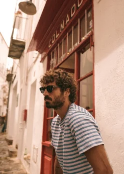 Sezane T-shirts manches courtes|T-Shirts coton lin|T-Shirt Fabio