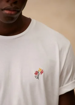 Sezane T-shirts motif|T-shirts manches courtes|T-Shirt Fleur