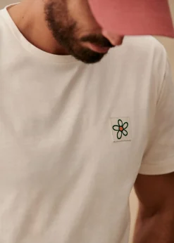 Sezane T-shirts motif|T-Shirt Fleur Éditions