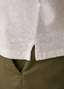 Sezane T-Shirts coton lin|Col tunisien|T-Shirt Gordon