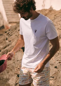 Sezane T-shirts|Le Bain|T-Shirt Homard