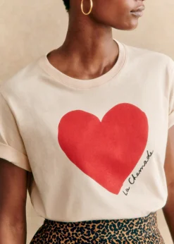 Sezane T-shirts|T-Shirt La Chamade
