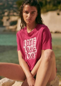 Sezane Le Bain|T-shirts|T-Shirt Love Love Love