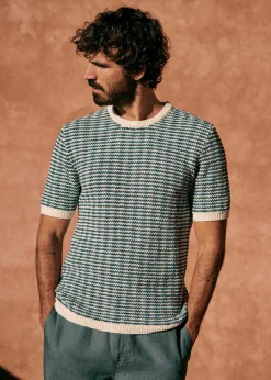 Sezane Pulls manches courtes|T-Shirts maille|T-Shirt Maille Lucky