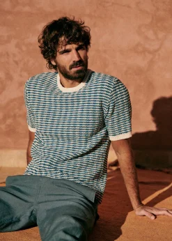 Sezane Pulls manches courtes|T-Shirts maille|T-Shirt Maille Lucky