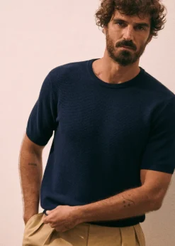 Sezane Maille|Pulls manches courtes|T-Shirt Maille Simeone