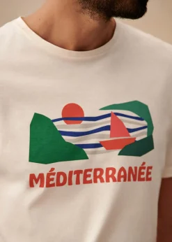 Sezane T-shirts motif|T-shirts manches courtes|T-Shirt Mer