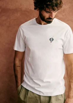 Sezane T-shirts motif|T-shirts manches courtes|T-Shirt Montgolfière