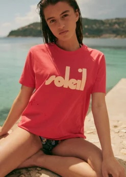 Sezane T-shirts|Le Bain|T-Shirt Soleil - Sézane X Maddy