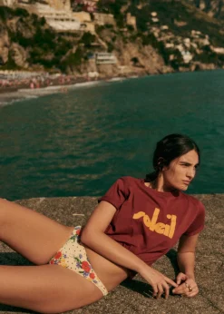 Sezane T-shirts|Le Bain|T-Shirt Soleil - Sézane X Maddy