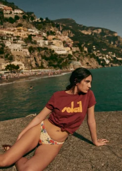 Sezane T-shirts|Le Bain|T-Shirt Soleil - Sézane X Maddy