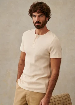 Sezane Col tunisien|T-shirts manches courtes|T-Shirt Toney