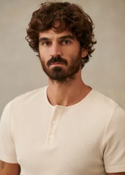 Sezane Col tunisien|T-shirts manches courtes|T-Shirt Toney