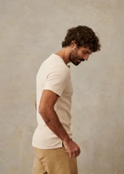 Sezane Col tunisien|T-shirts manches courtes|T-Shirt Toney