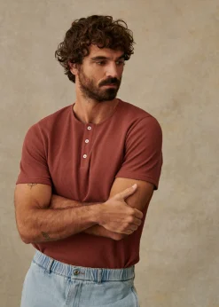 Sezane Col tunisien|T-shirts manches courtes|T-Shirt Toney