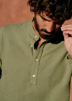 Sezane Chemises col mao|Chemises rayures|Tunique Buster