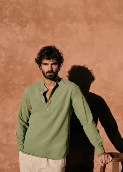 Sezane Chemises col mao|Chemises rayures|Tunique Buster