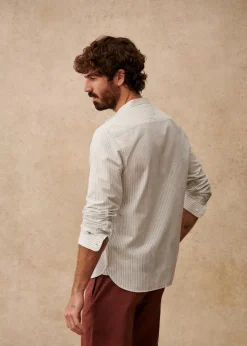 Sezane Chemises col mao|Chemises rayures|Tunique Buster