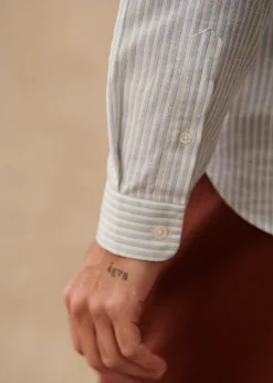 Sezane Chemises col mao|Chemises rayures|Tunique Buster