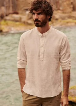 Sezane Chemises col mao|Chemises rayures|Tunique Buster