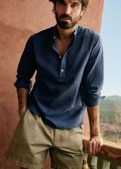 Sezane Chemises col mao|Chemises rayures|Tunique Buster