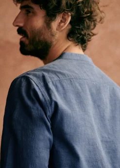 Sezane Chemises col mao|Chemises rayures|Tunique Buster