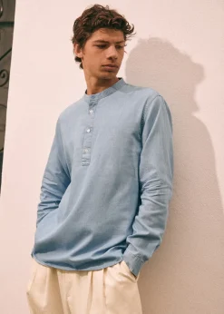 Sezane Denim|Chemises denim|Tunique Buster Denim