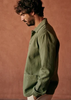 Sezane Vestes & Manteaux|Vestes coton|Veste Tim Coton Texturé