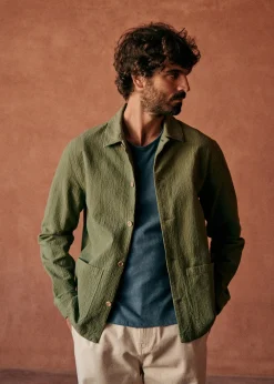 Sezane Vestes & Manteaux|Vestes coton|Veste Tim Coton Texturé